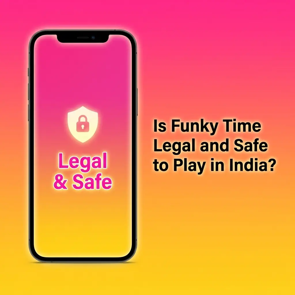 Funky Time live game wheel with regulatory licensing logos